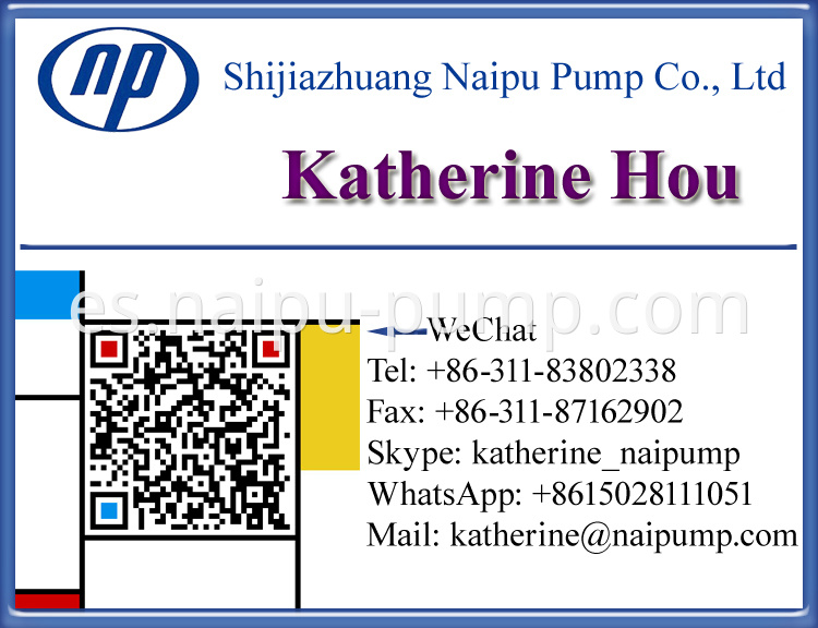 Katherine Hou Slurry Pump